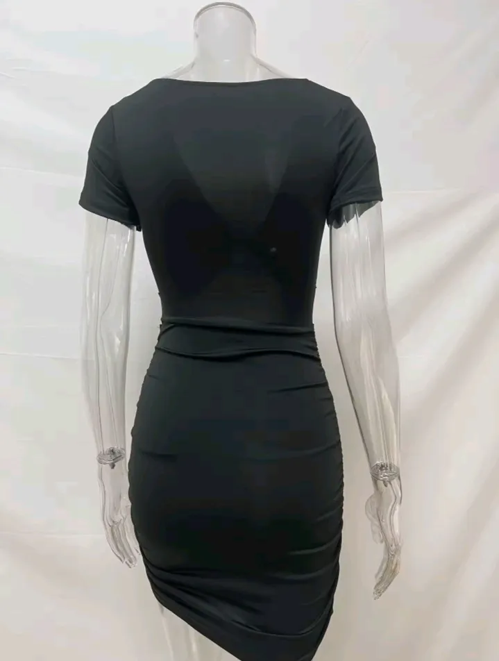 Robe de soirée ventre nu - vue 1