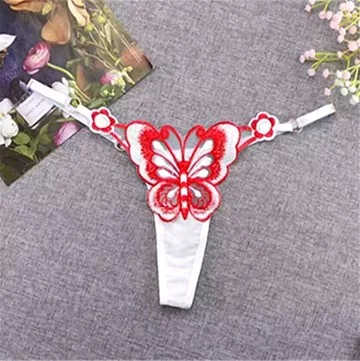 String Ficelle papillon - Blanc