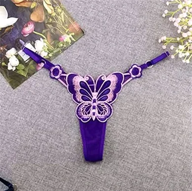 String Ficelle papillon - Violet
