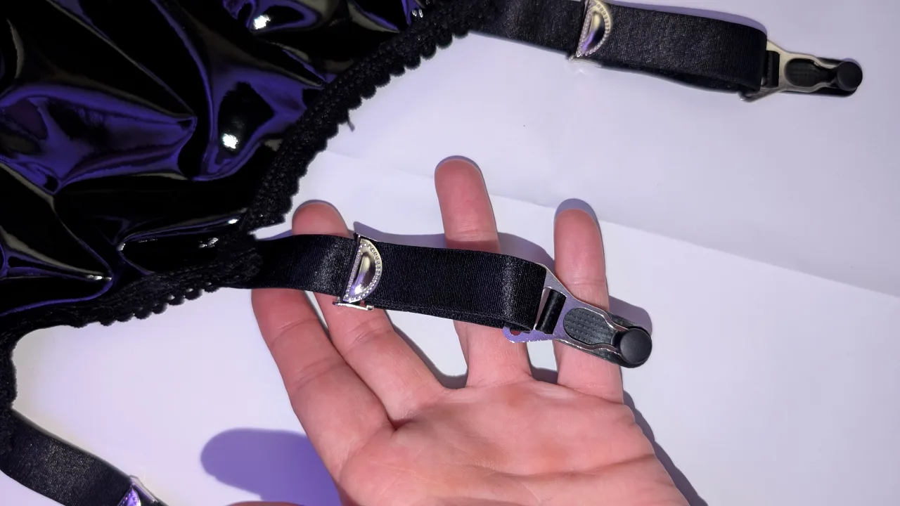 Porte-Jarretelles Taille Haute SimiliCuir - vue 5