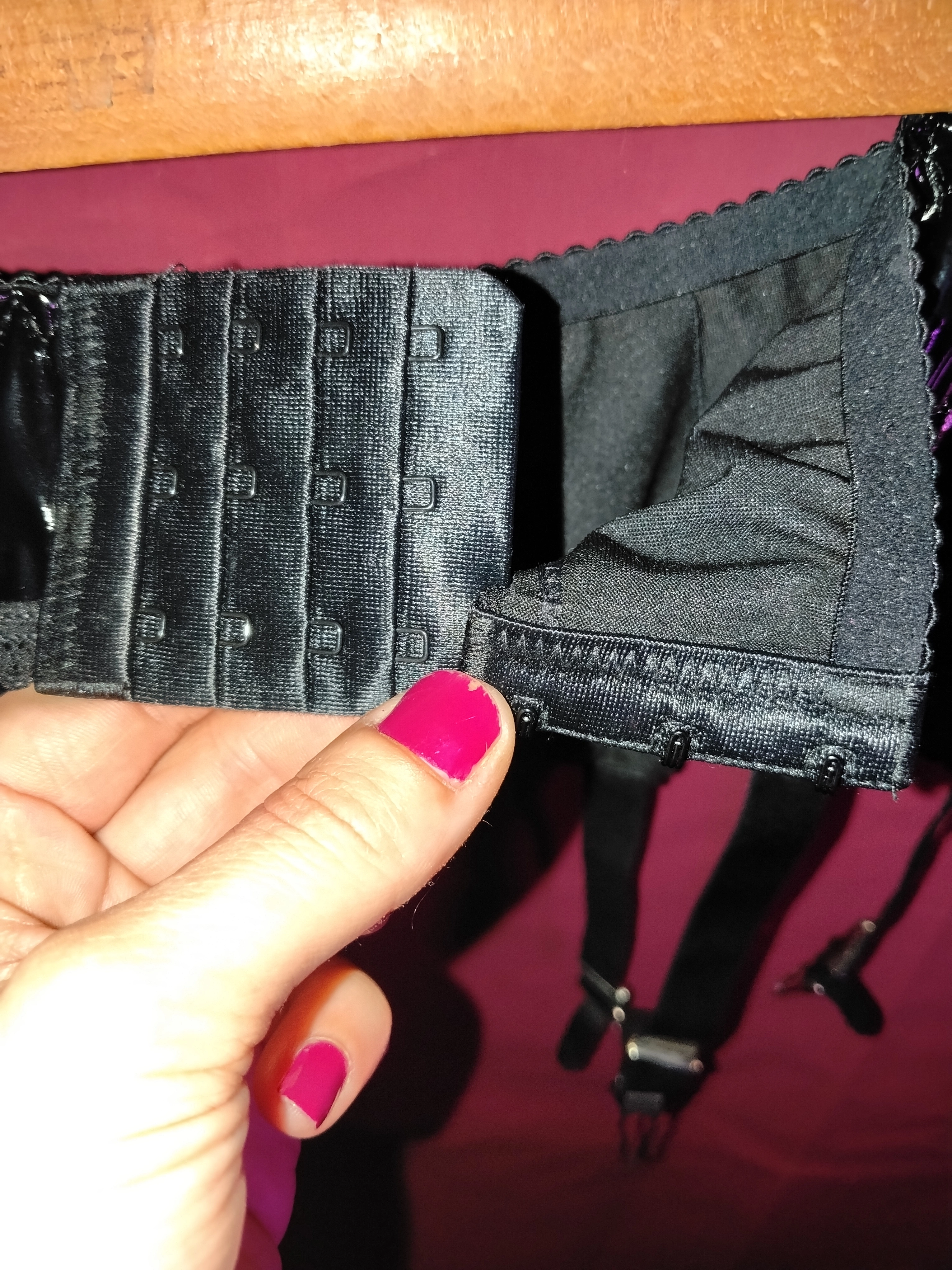 Porte-Jarretelles Taille Haute SimiliCuir - Vue 5